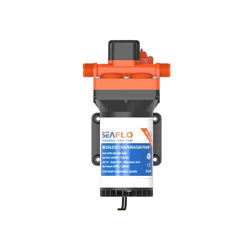 Solar Water Pump - SEAFLO 12V 브러시리스 모터 순환 워터