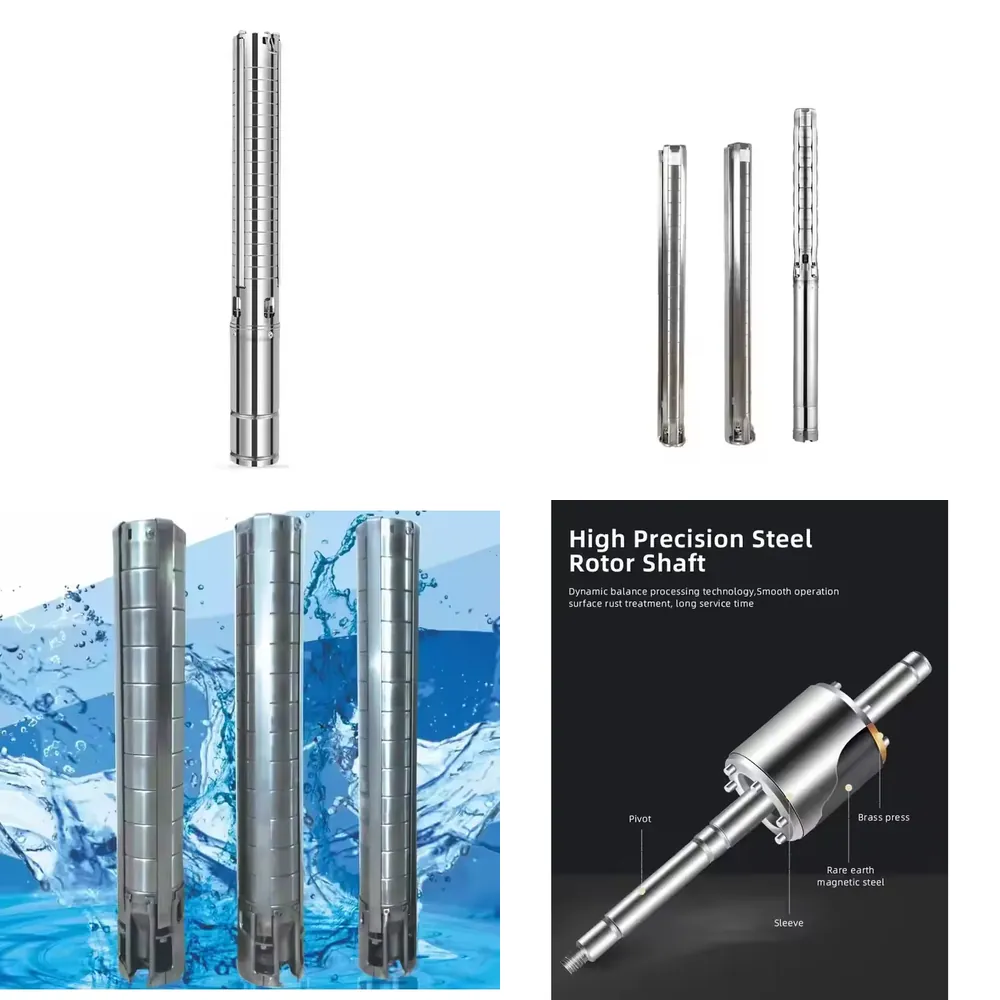 Solar Water Pump - 지능형 코어 산업용 스테인리스 스틸 수중