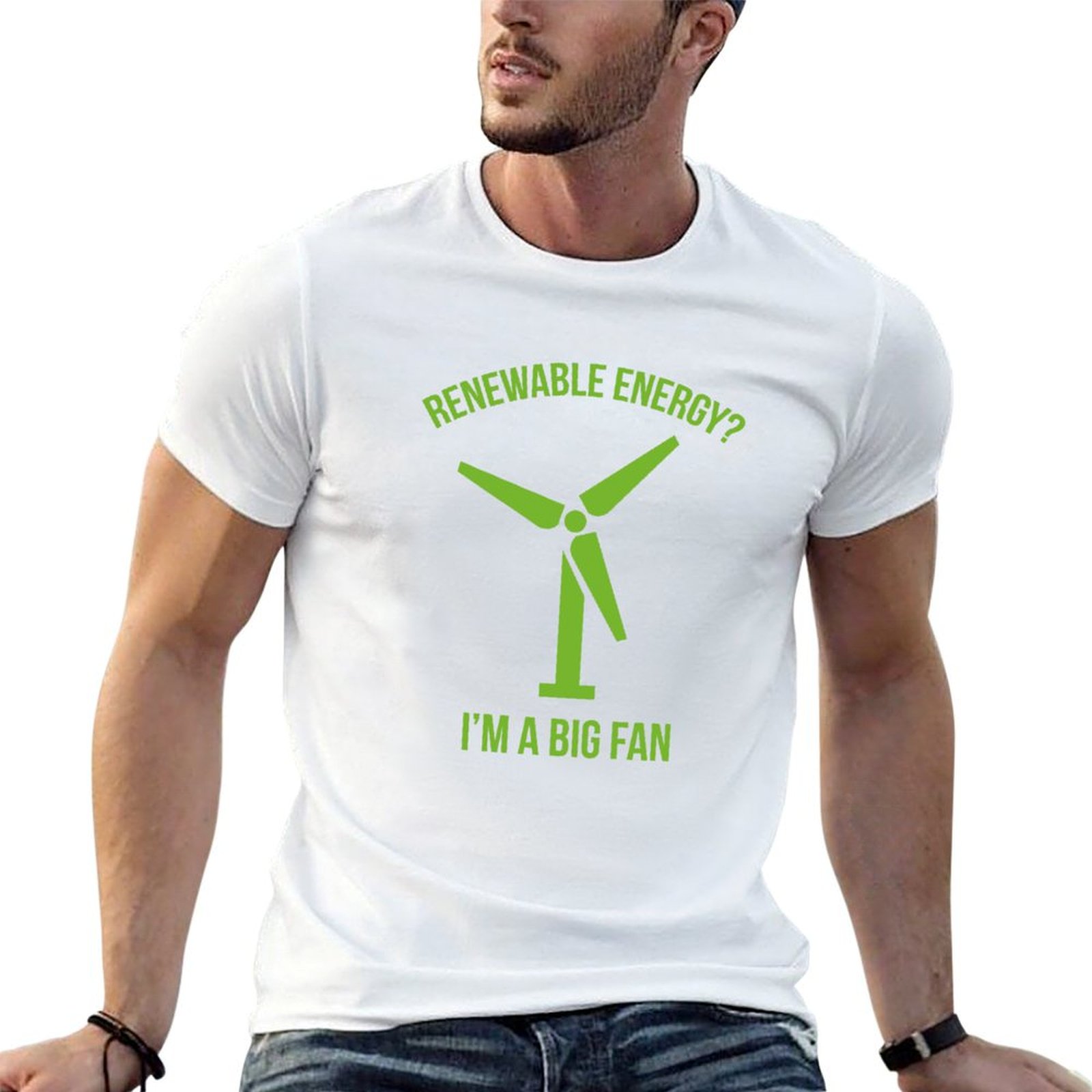 재생 에너지 티셔츠 클래식 프린트 반소매 셔츠 - Renewable Energy In China 리뷰 및 가격